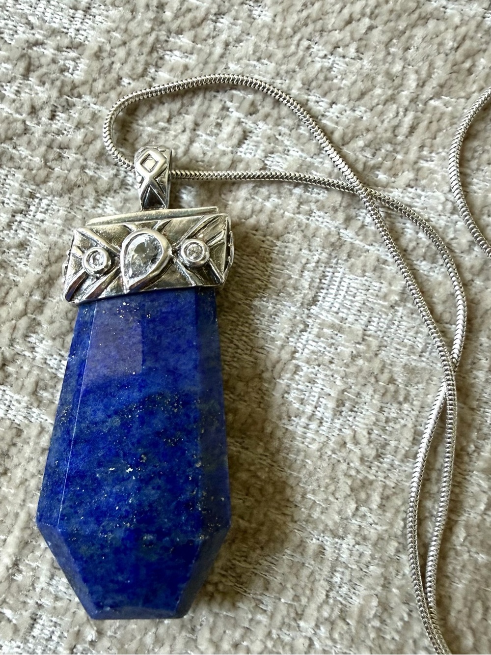Silpada Lapis Lazuli Pendant Necklace